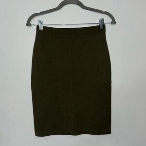 Olive Green Pencil Skirt
